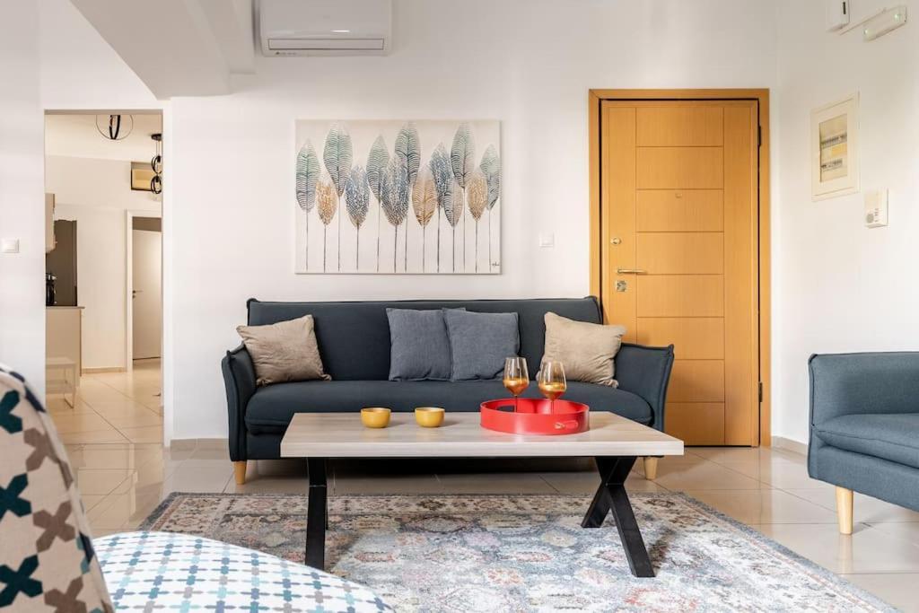 Ferienwohnung Brand New Bright Modern 6Bdr Apt-1Min To Acropolis Athen Exterior foto